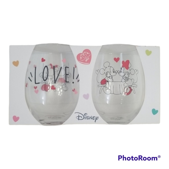 Disney Other - Disney stemless cups, set of 2